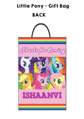Little Pony Gift Bag - Medium (10 Pcs)