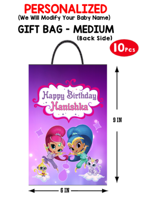 Shimmer &amp; Shine Gift Bag - Medium (10 Pcs)