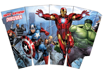 Avengers Super Hero Popcorn Boxes (10 Pcs)