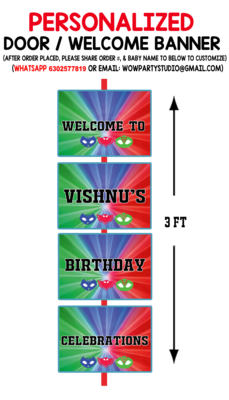 PJMask - Door / Welcome Banner (3ft)