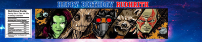 Guardians Of The Galaxy Water Bottle Wrappers (12Pcs)