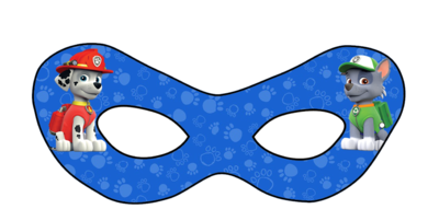 Paw Patrol Theme Eyemasks (10 Pcs)