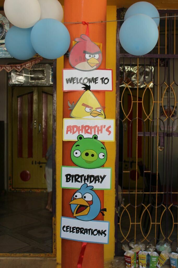 Angry Birds - Door / Welcome Banner (5ft)