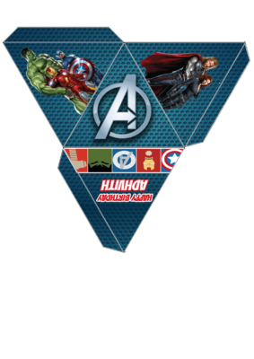 Avengers Theme Candy /Chocolate Boxes (12 Pcs)