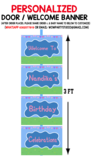 Peppa Pig - Door / Welcome Banner (3ft)