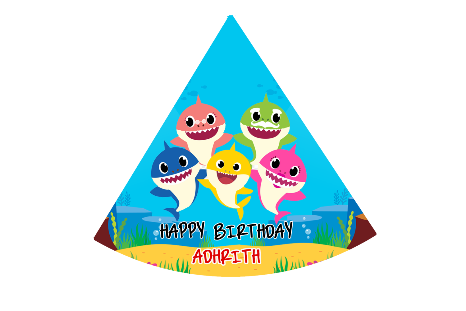 Personalized Birthday Party Caps Hats 10pcs