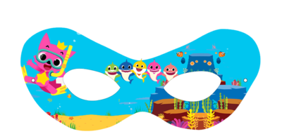 Baby Shark Theme Eyemasks (10 Pcs)