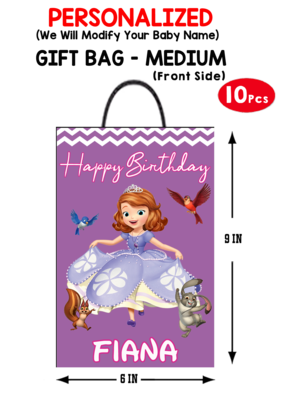 Sofia Princess - Gift Bag Medium (10 Pcs)