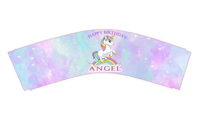 Unicorn CupCake Wrappers (10Pcs)