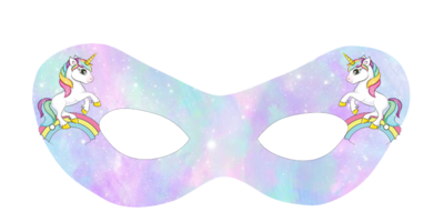 Unicorn Theme Eyemasks (10 Pcs)