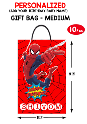 Spiderman - Gift Bag Medium (10 Pcs)