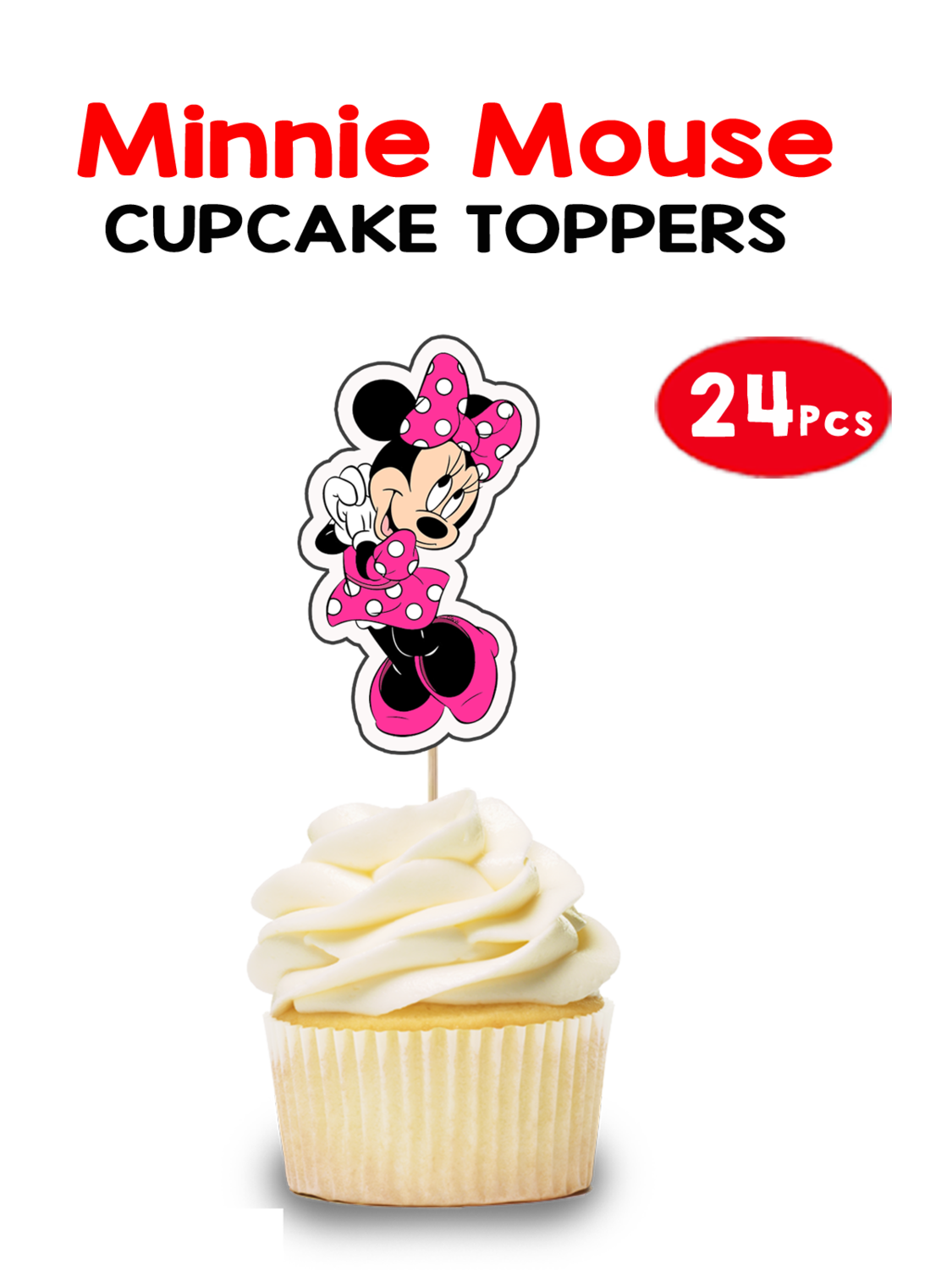 Cupcake Topper (24 Pcs)