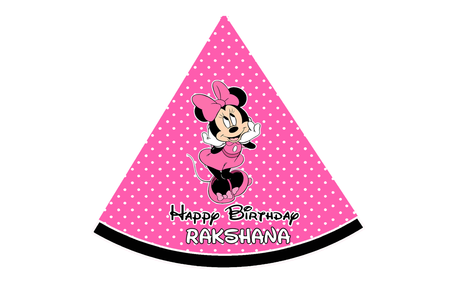 Minnie Mouse Party Caps/Hats #2 (10 Pcs)