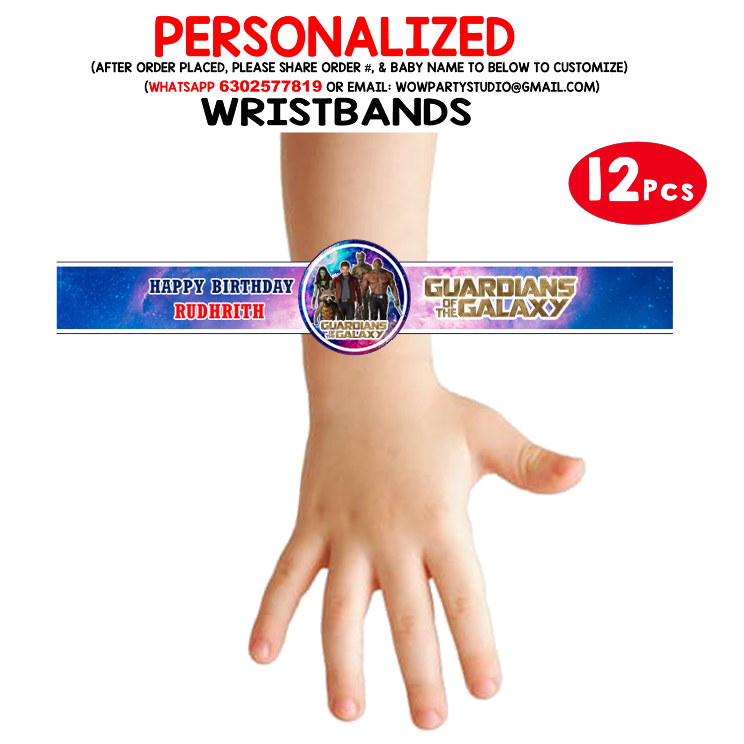 Guardians Of The Galaxy - Wristbands (12 Pcs)