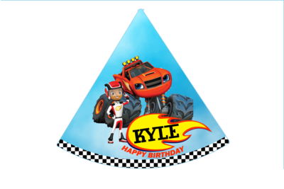 Blaze and the Monster Machine - Party Caps / Hats (10 Pcs)