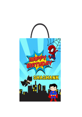 Super Hero Theme - Gift Bag Medium (10 Pcs)