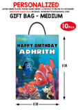 Finding Nemo Theme - Gift Bag Medium (10 Pcs)