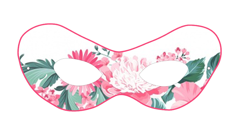 Floral Theme Eyemasks (10 Pcs)