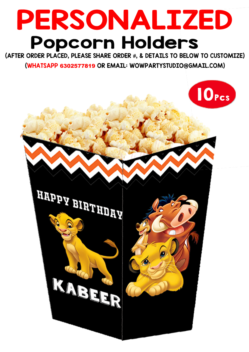 Simba - Lion King Popcorn Boxes (10 Pcs)