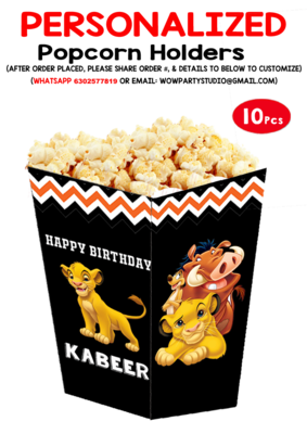 Simba - Lion King Popcorn Boxes (10 Pcs)