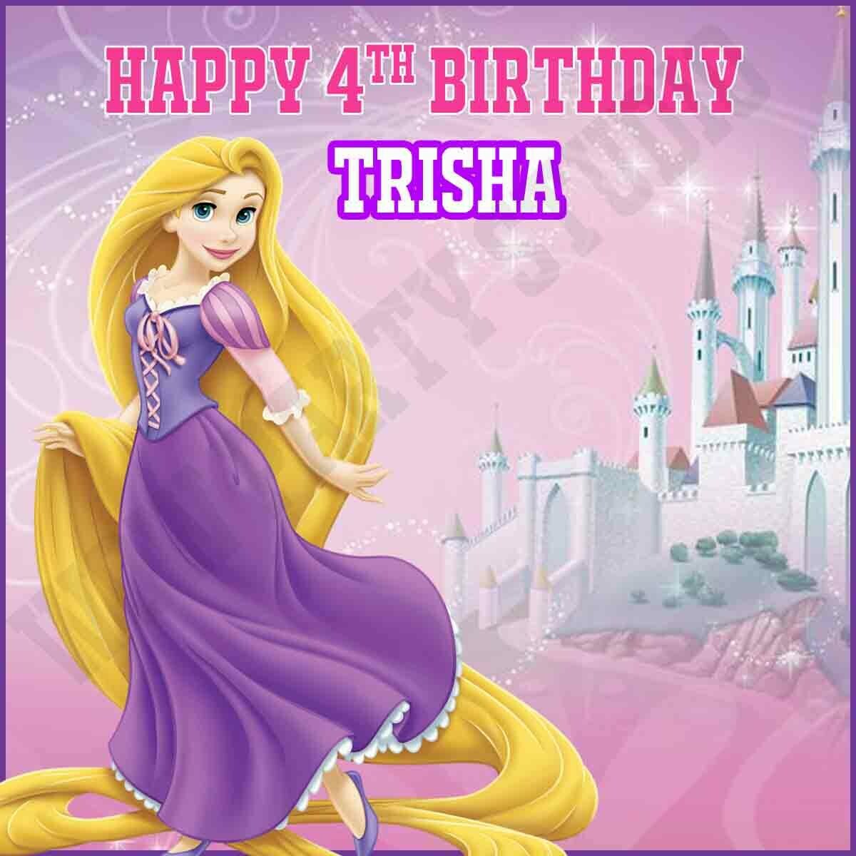 Rapunzel Backdrop / Background Banner (4ft x 5ft)