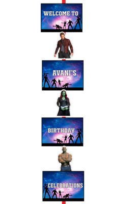 Guardians Of The Galaxy - Door / Welcome Banner (5ft)