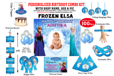Frozen Elsa 100 Pcs Combo Kit