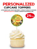 Jungle Cupcake Topper (24 Pcs)