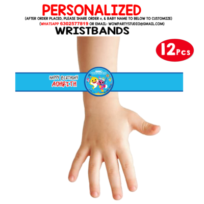 Baby Shark - Wristbands (12 Pcs)