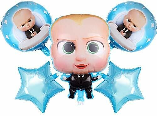 Boss Baby Theme Foil Balloons Set of 5 Pcs