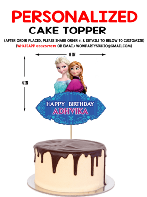 Frozen Elsa Cake Topper Combo
