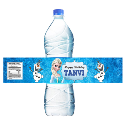 Frozen Elsa Water Bottle Wrappers (10Pcs)