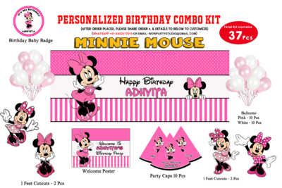 Minnie Theme - Combo Kit 37Pcs
