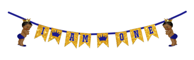 Royal Prince I am One Bunting Banner