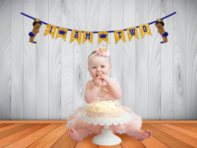 Royal Prince I am Two Bunting Banner