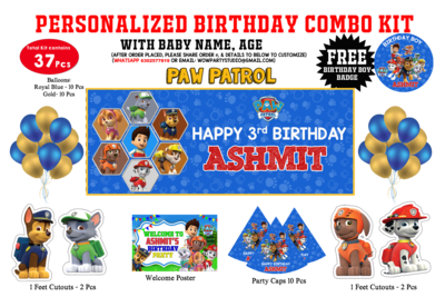 Paw Patrol Theme - Combo Kit 37Pcs