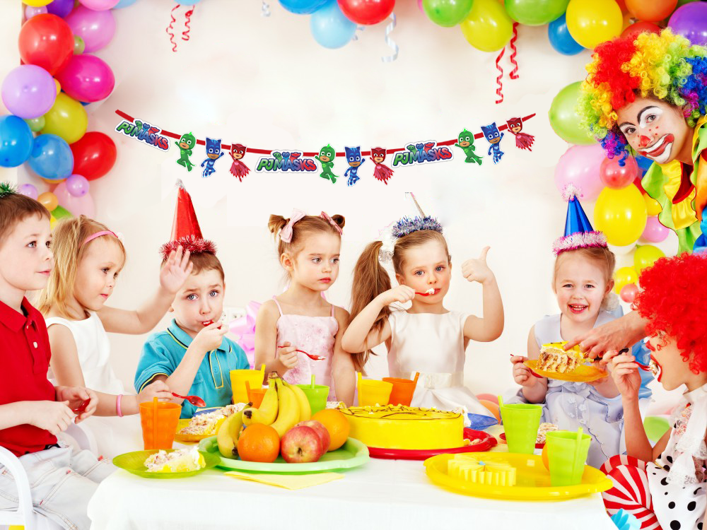 PJ Mask Characters Bunting Banner