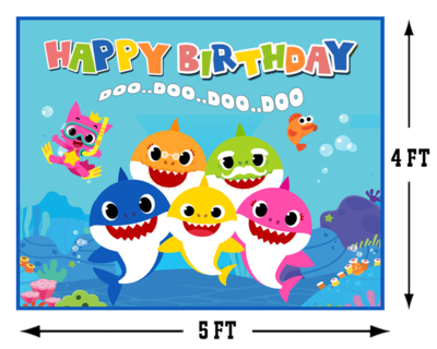 Baby Shark Combo Kit - 100Pcs (Non Customized)