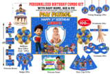 Paw Patrol Theme - Birthday Party Combo Kit