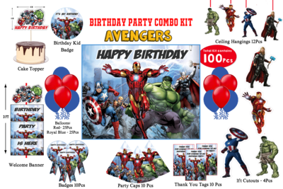 Avengers Combo Kit - 100Pcs (Non Customized)