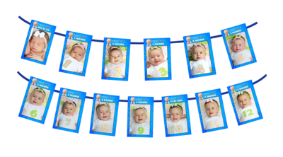 Boss Baby Theme - Monthly Photo Banner