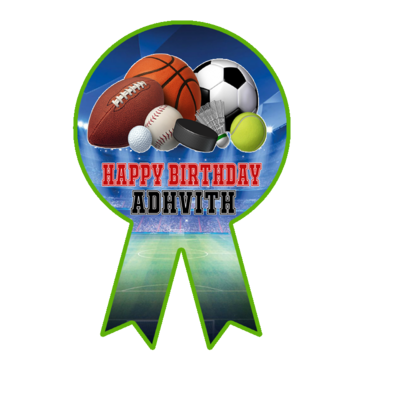 Sports Theme - Badges (10 Pcs)