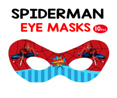 Spiderman Theme Eyemasks (10 Pcs) #2