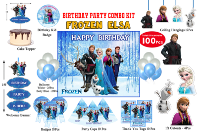 Frozen Elsa Combo Kit - 100Pcs (Non Customized)