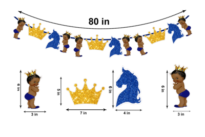 Royal Prince Characters Bunting Banner