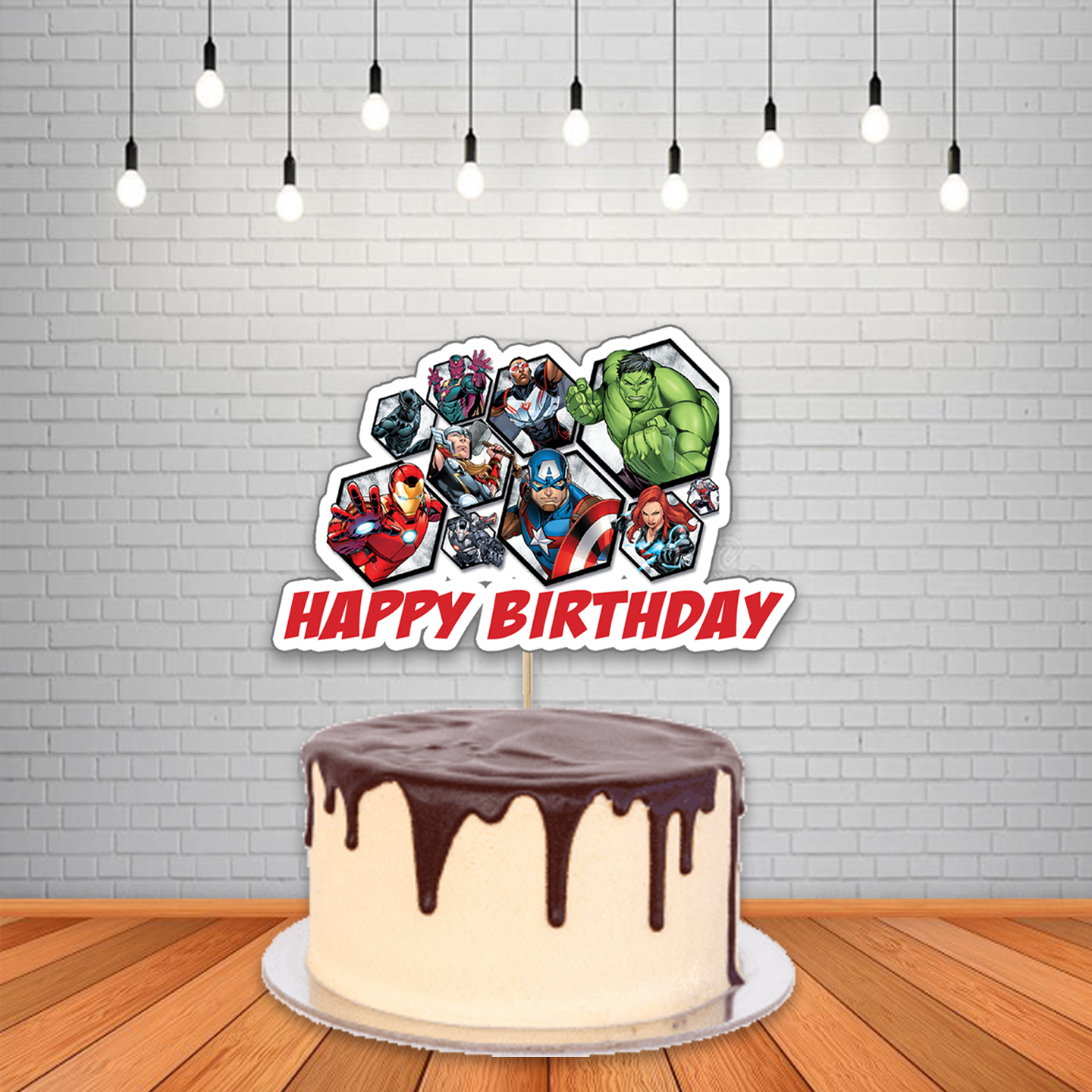 Avengers - Cake Topper Combo (Non Personalized)