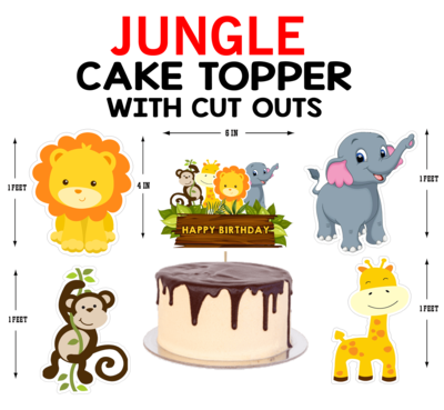 Jungle - Cake Topper Combo (Non Personalized)