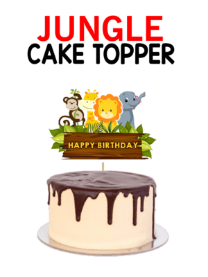 Jungle - Cake Topper Combo (Non Personalized)