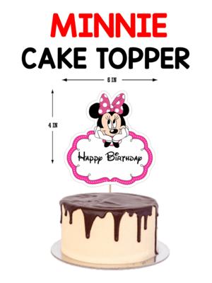 Minnie Mouse - Cake Topper Combo (Non Personalized)