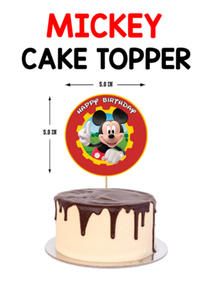 Mickey Mouse - Cake Topper Combo (Non Personalized)